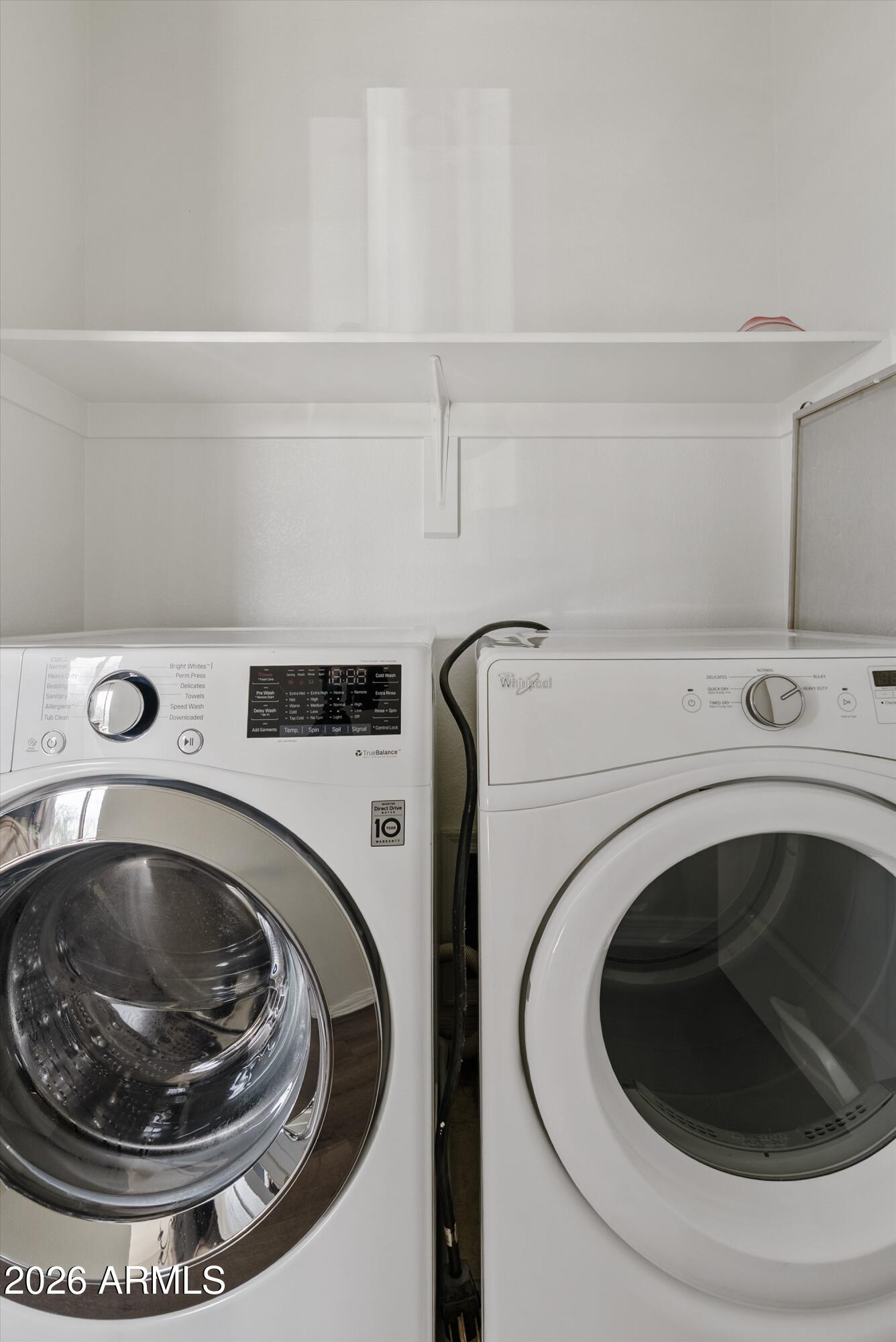 1265 South Aaron, Unit 245 Mesa, AZ 85209 - Photo 21 of 30 a utility room with dryer and washer