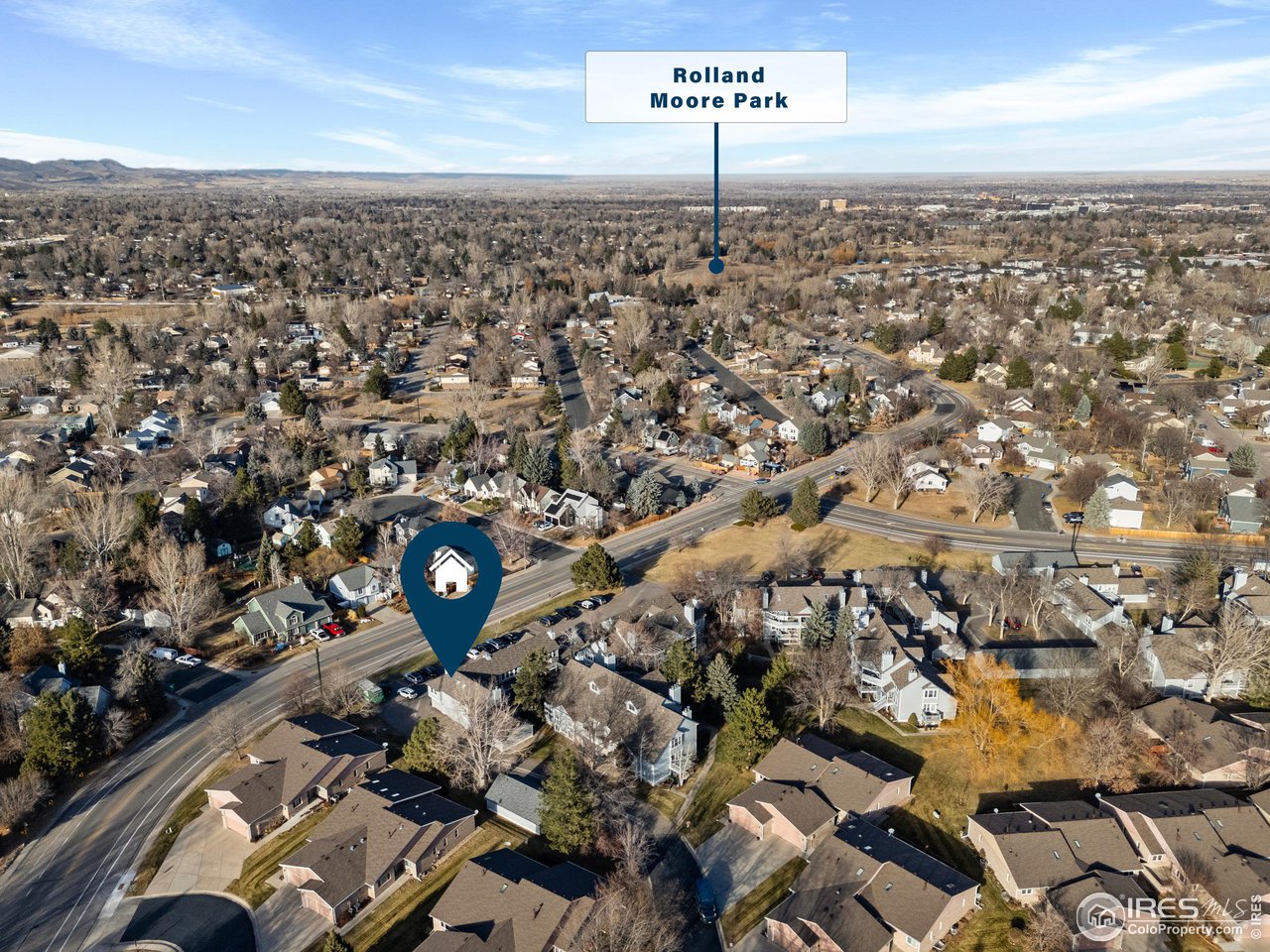 1601 West Swallow Road, Unit 8C Fort Collins, CO 80526 - Photo 29 of 36 an aerial view of a city