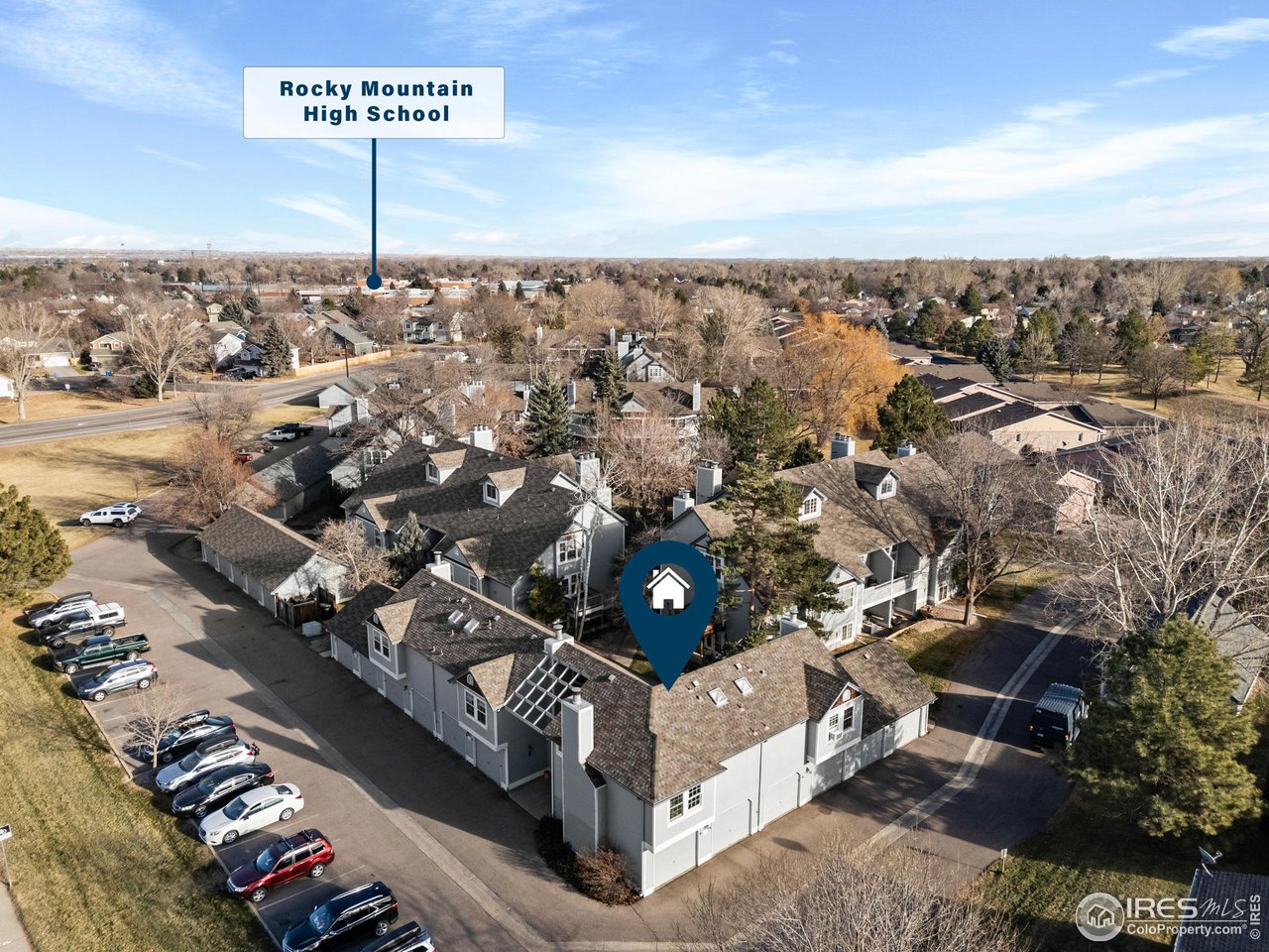 1601 West Swallow Road, Unit 8C Fort Collins, CO 80526 - Photo 33 of 36 an aerial view of multiple house