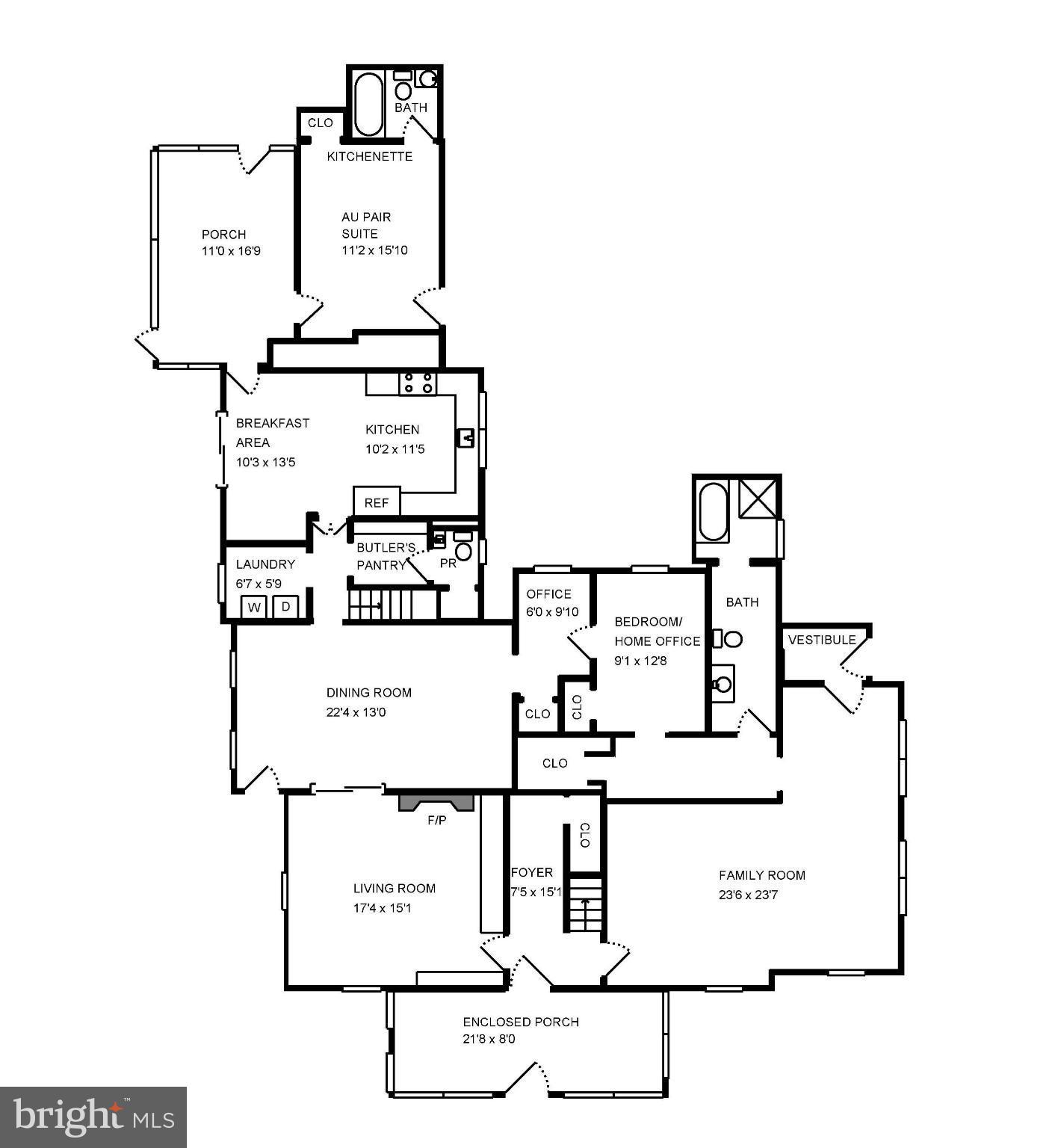 17420 Dr Bird Road Silver Spring, MD 20906 - Photo 29 of 30 MAIN LEVEL FLOOR PLANS