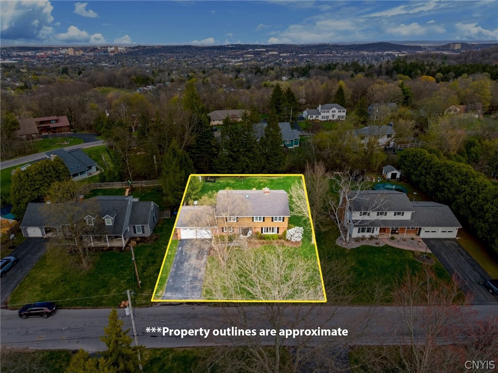 4970 Carnarvon Road Onondaga, NY 13215 - Photo 48 of 50 Aerial view showcasing the full property boundarie