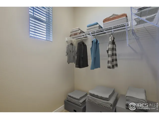 a view of walk in closet