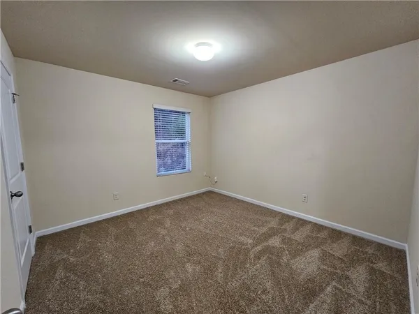 an empty room with a empty space