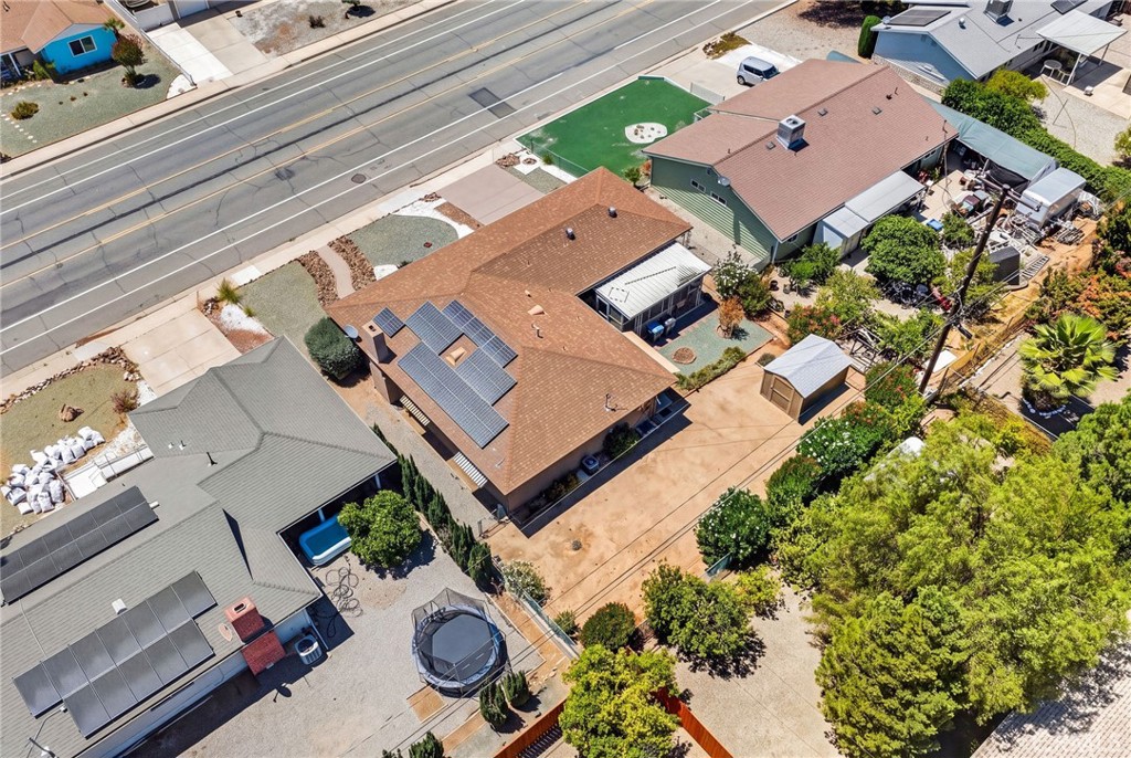 29078 Bradley Road Menifee, CA 92586 - Photo 41 of 42 an aerial view of a house with a swimming pool