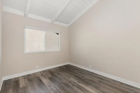 wooden floor in an empty room