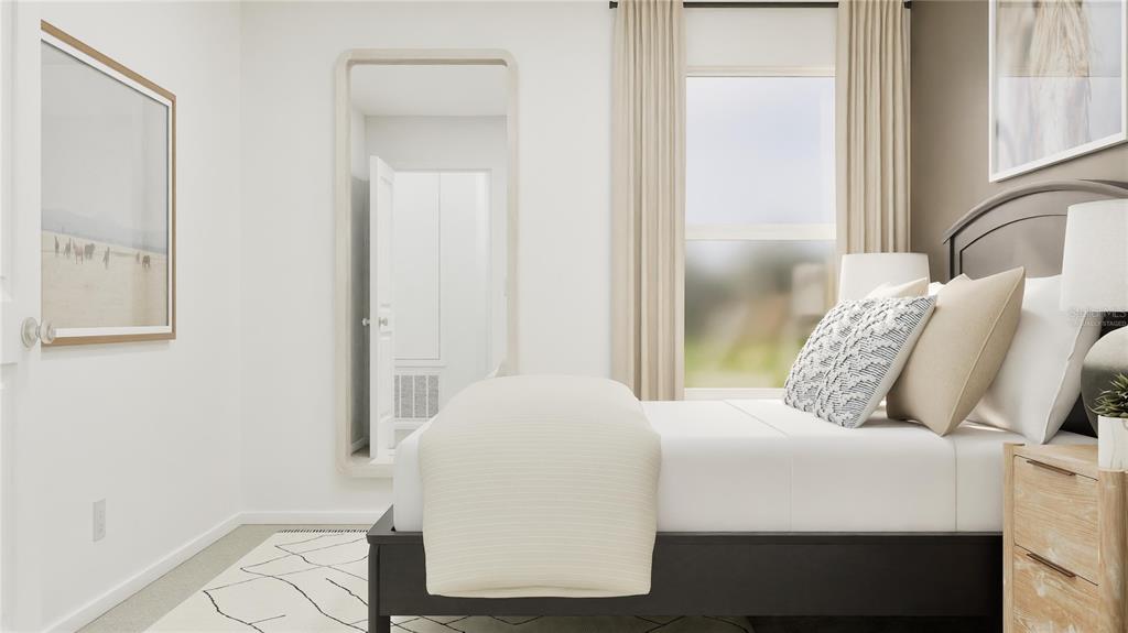 5620 Morant Bay Path Kissimmee, FL 34758 - Photo 12 of 34 a bedroom with a bed and a window