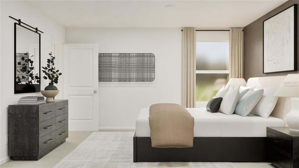 5620 Morant Bay Path Kissimmee, FL 34758 - Photo 19 of 34 a bedroom with a large bed and dresser