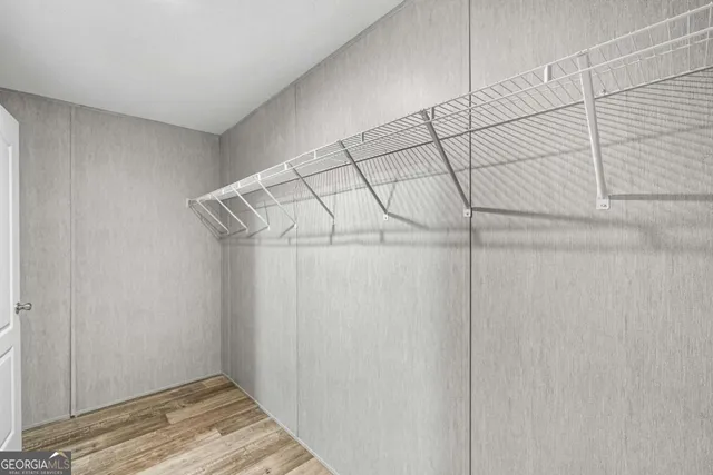 a view of a room with an empty space