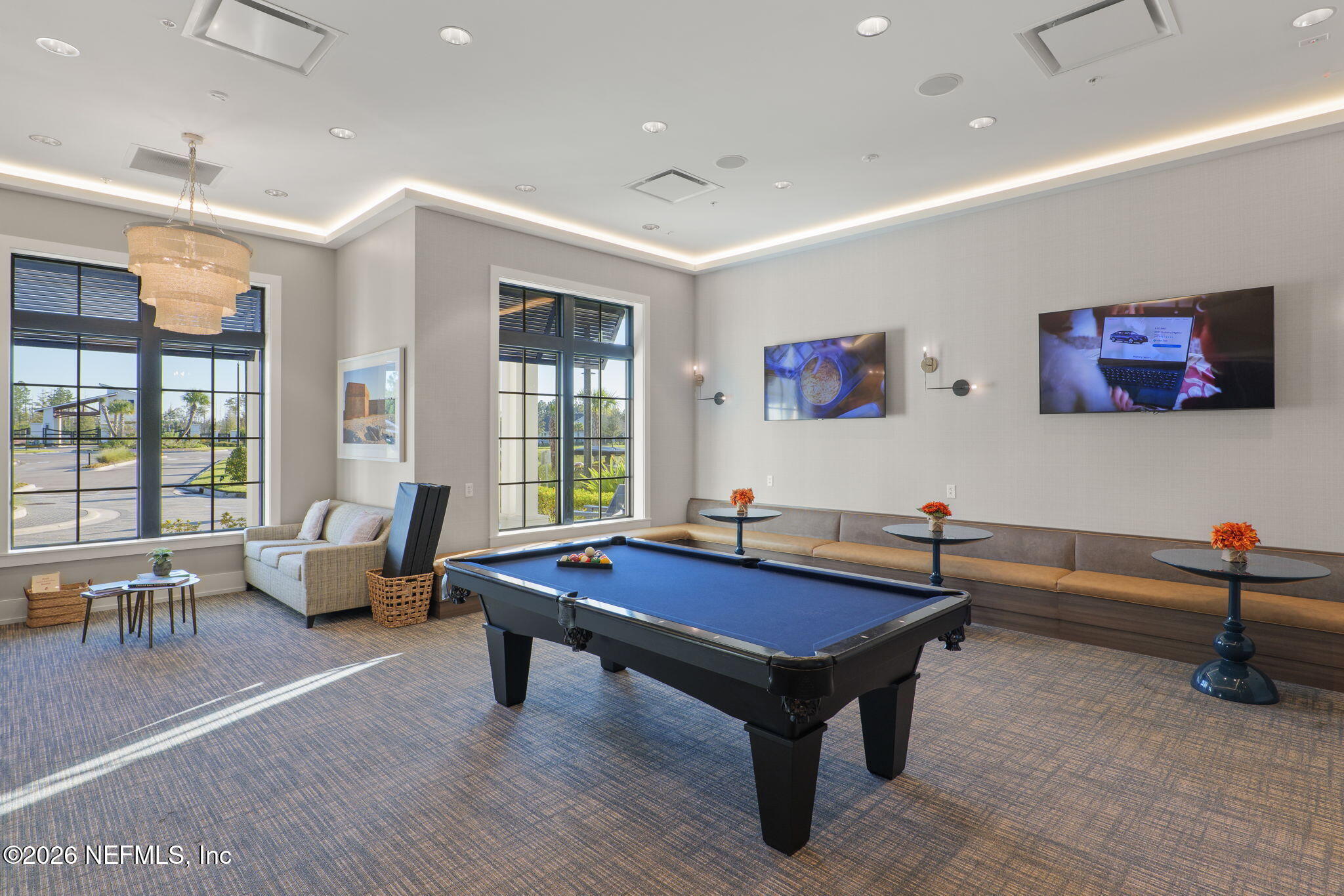 408 Del Webb Parkway Yulee, FL 32097 - Photo 26 of 35 a room with furniture pool table and windows