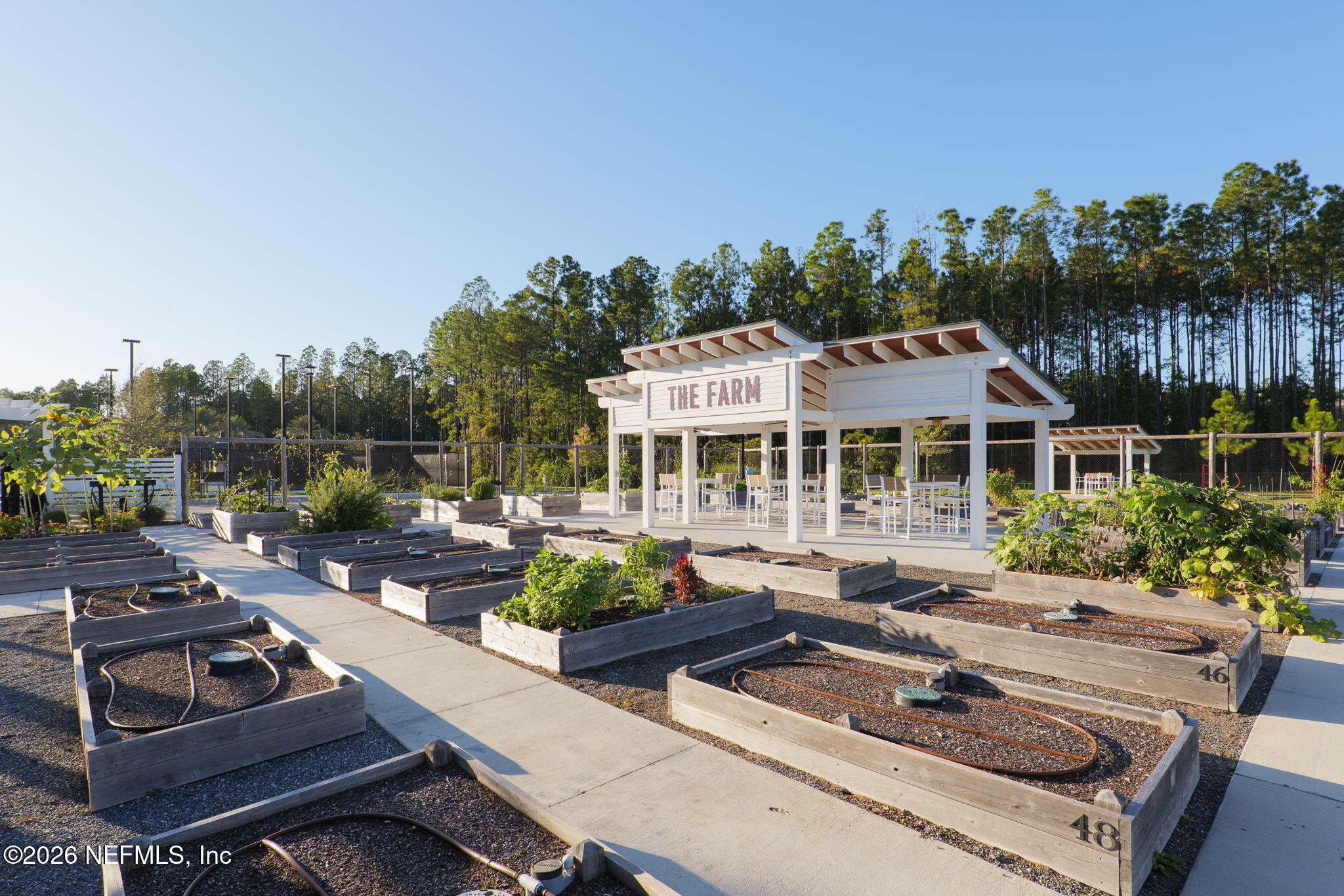 408 Del Webb Parkway Yulee, FL 32097 - Photo 32 of 35 a view of a house with swimming pool and sitting area