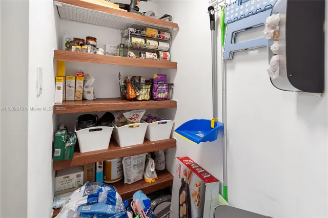 a view of storage and utility room