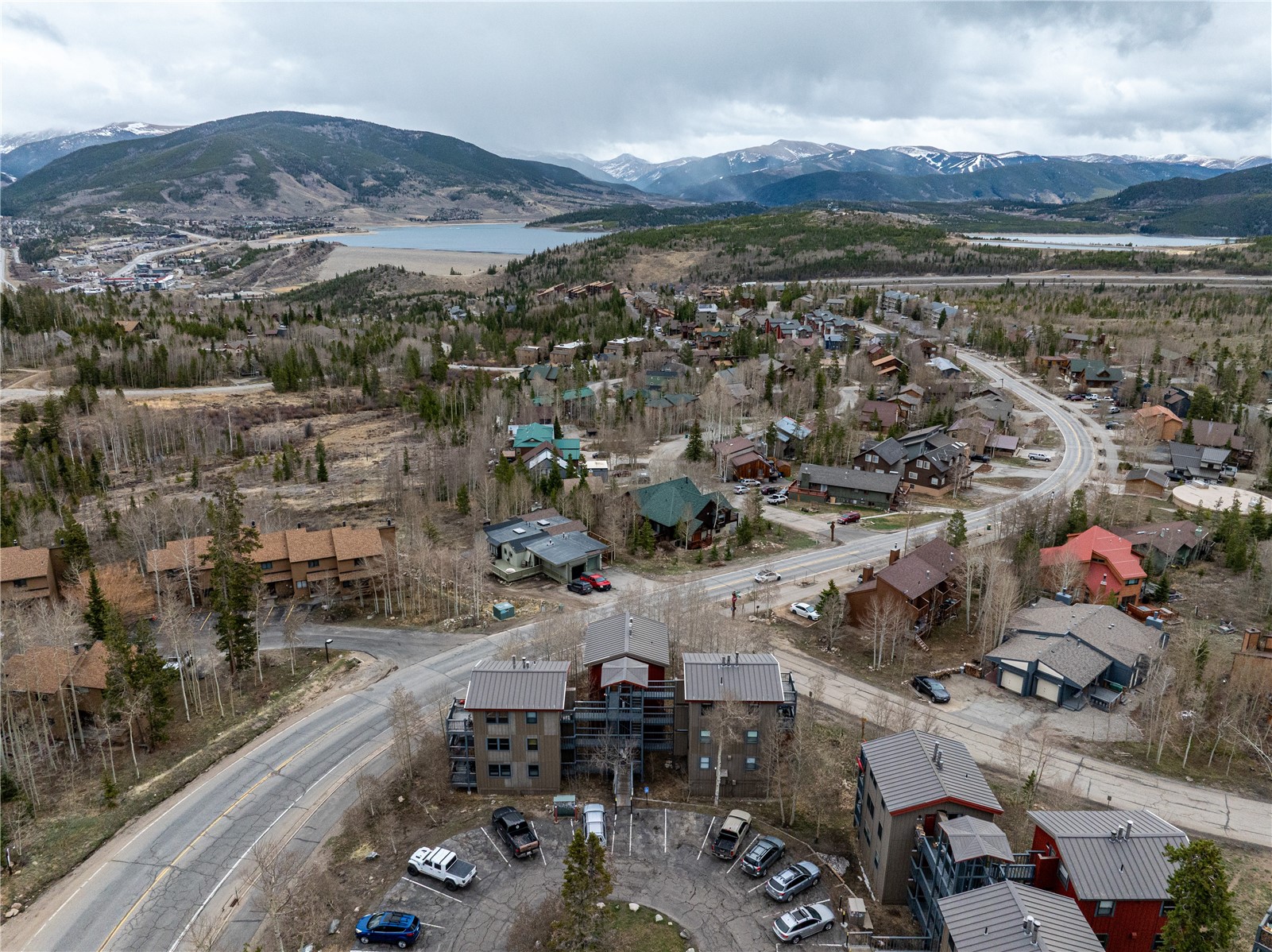 809 Ryan Gulch Road, Unit 809 Silverthorne, CO 80498 - Photo 2 of 18 an aerial view of a city