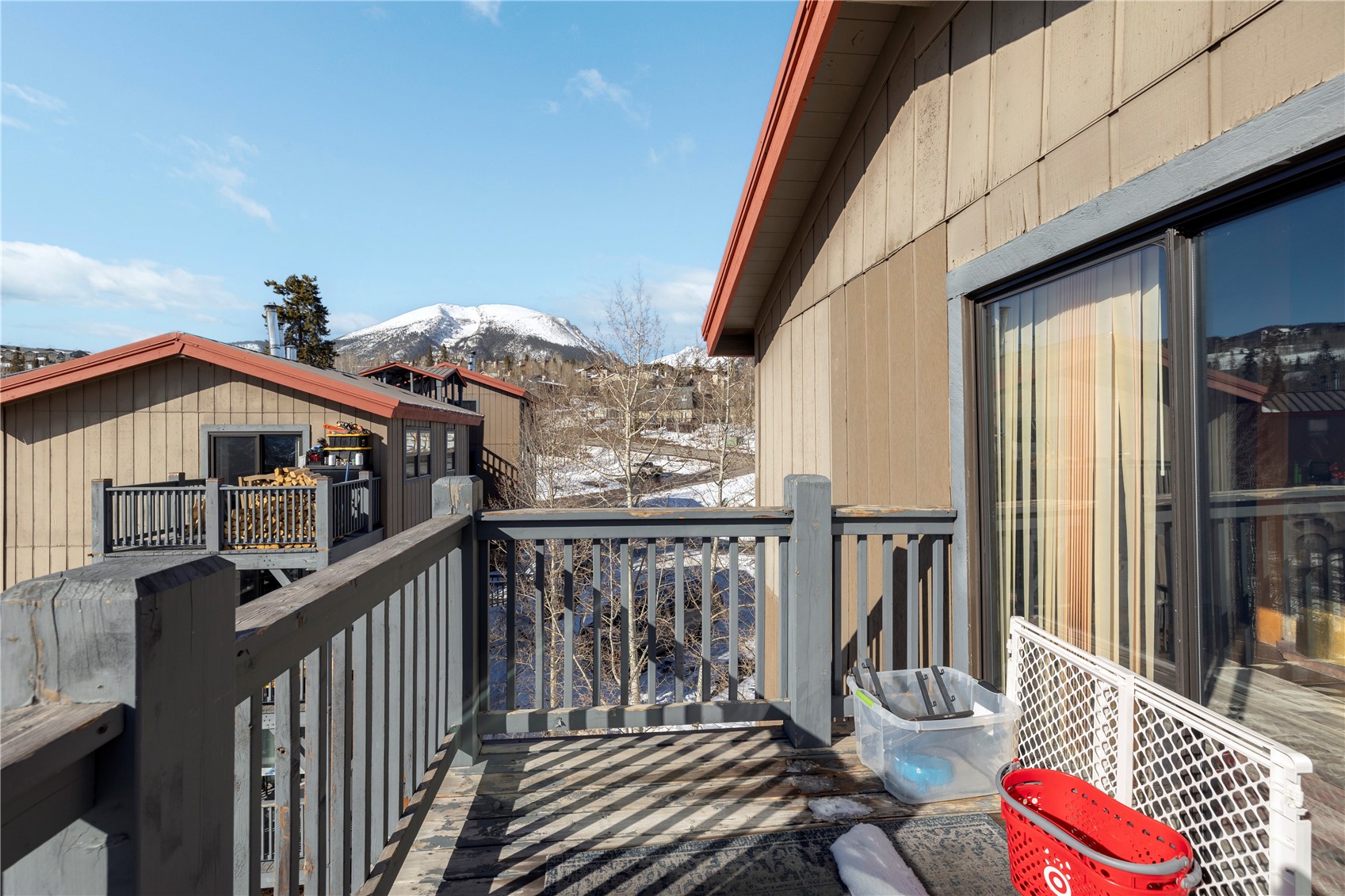 809 Ryan Gulch Road, Unit 809 Silverthorne, CO 80498 - Photo 5 of 17 Balcony featuring a mountain view