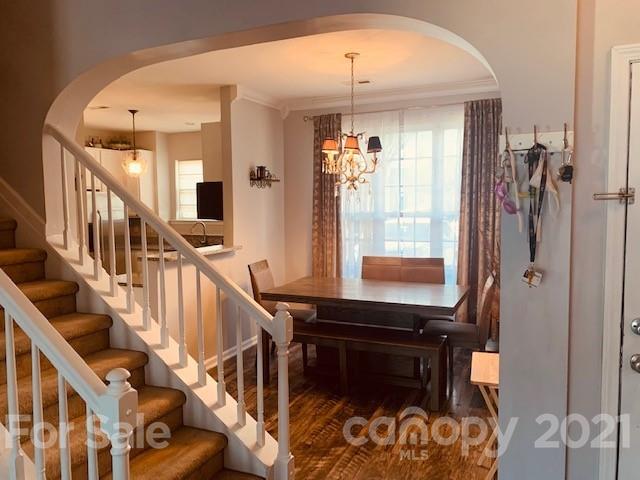 919 Azurine Circle Fort Mill, SC 29708 - Photo 10 of 19 a view of entryway and hall with wooden floor