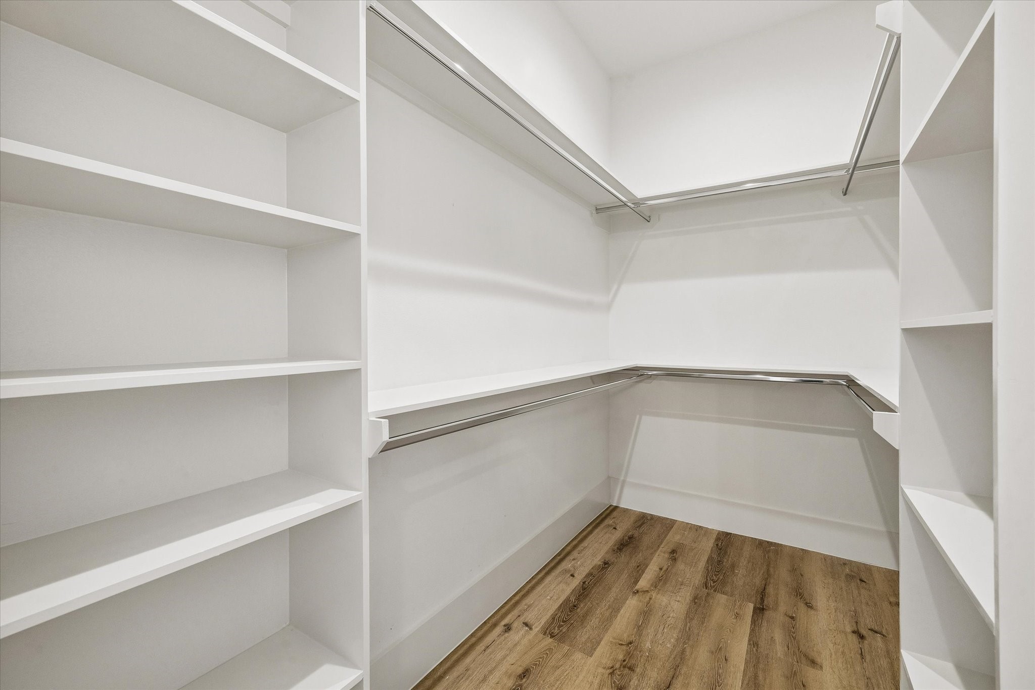 5508 Hardy Street Houston, TX 77009 - Photo 17 of 31 a view of an empty walk in closet