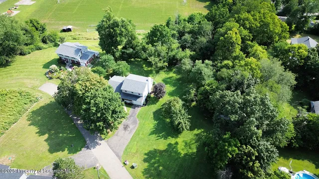 a view of a chair in the deck