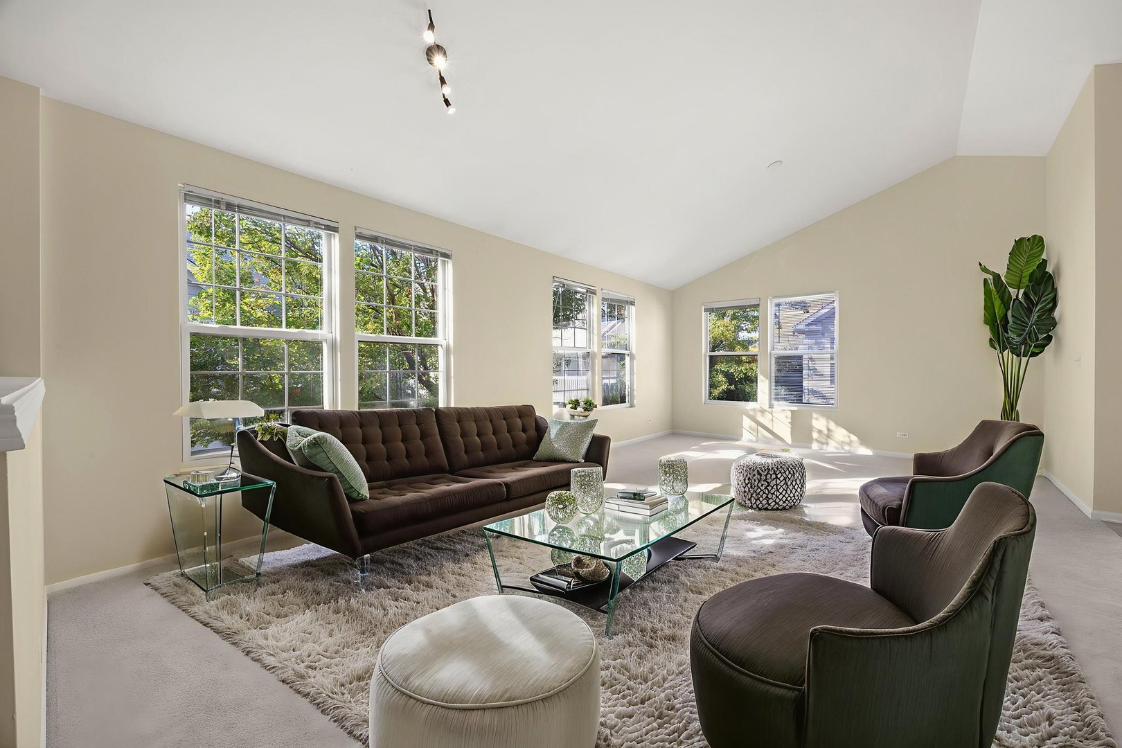 2464 Emily Lane Elgin, IL 60124 - Photo 3 of 16 a living room with furniture and a potted plant