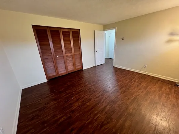 wooden floor in an empty room