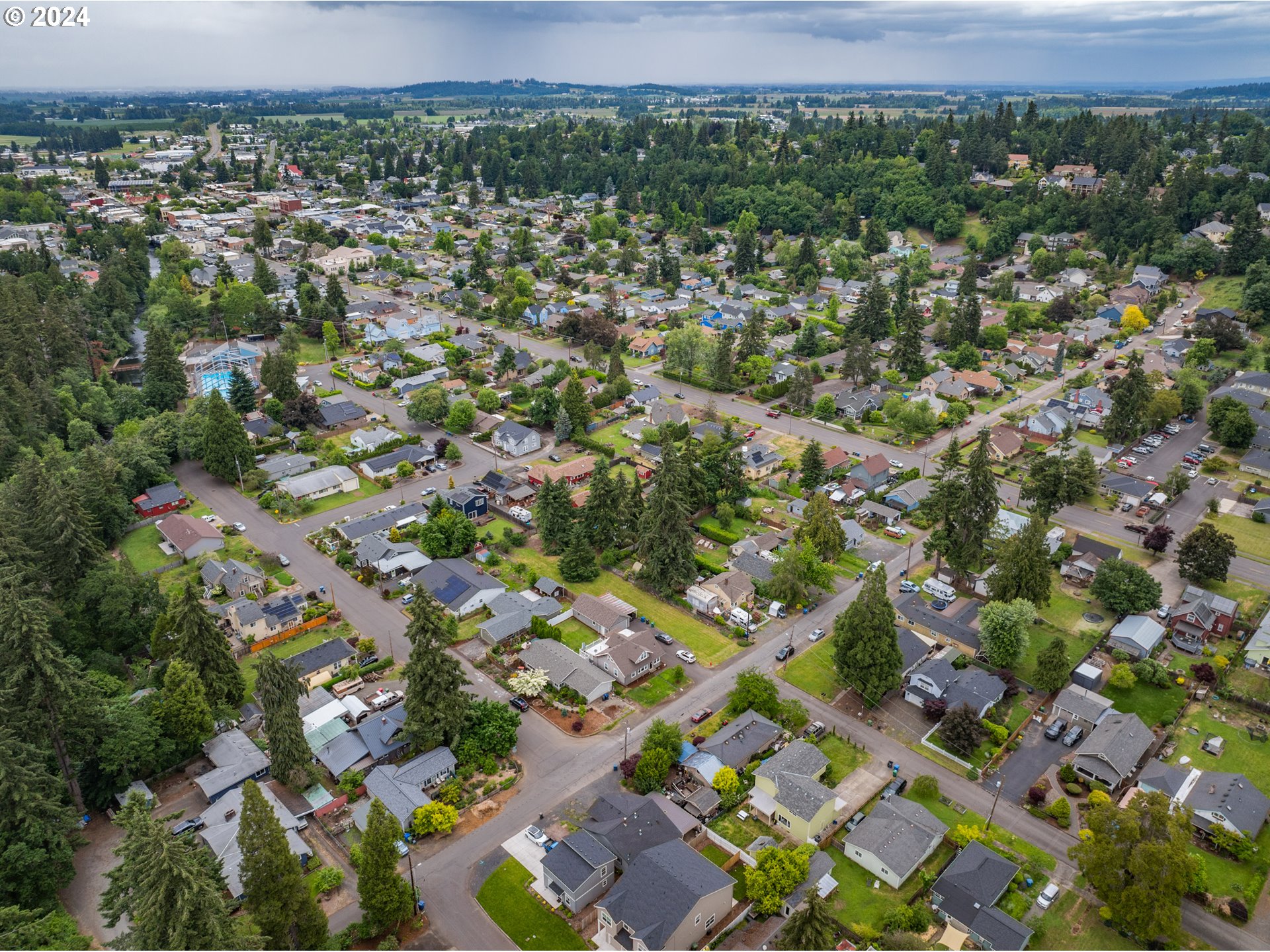 Cowing Silverton, OR 97381 - Photo 9 of 27 an aerial view of multiple house