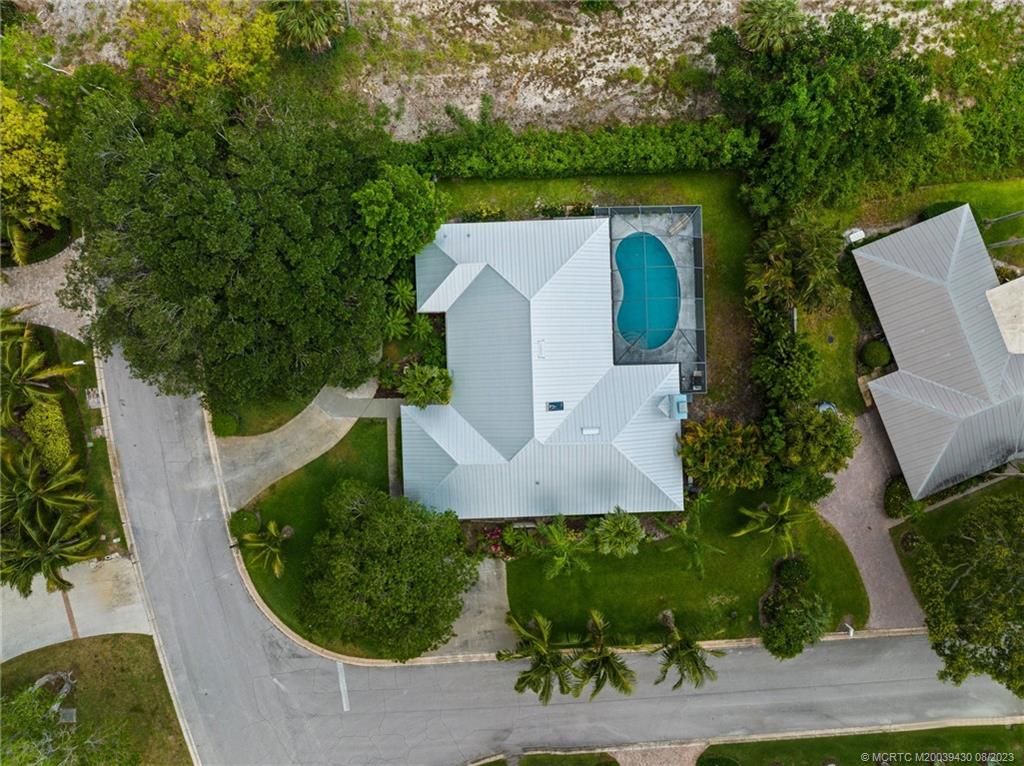 40 North River Road Stuart, FL 34996 - Photo 50 of 51 an aerial view of a house with a yard
