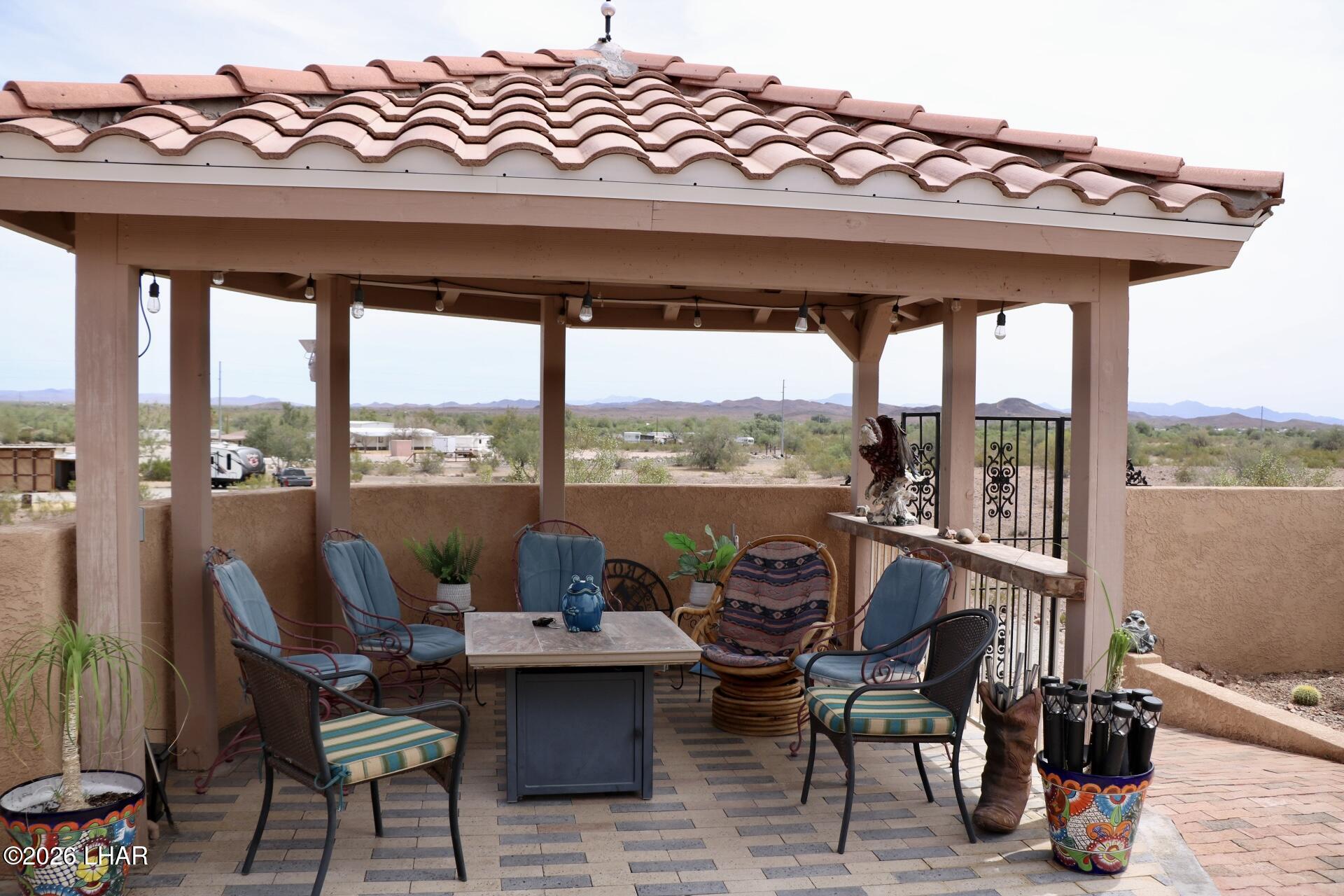 42832 La Posa Road Bouse, AZ 85325 - Photo 53 of 62 a view of balcony with furniture and outdoor space