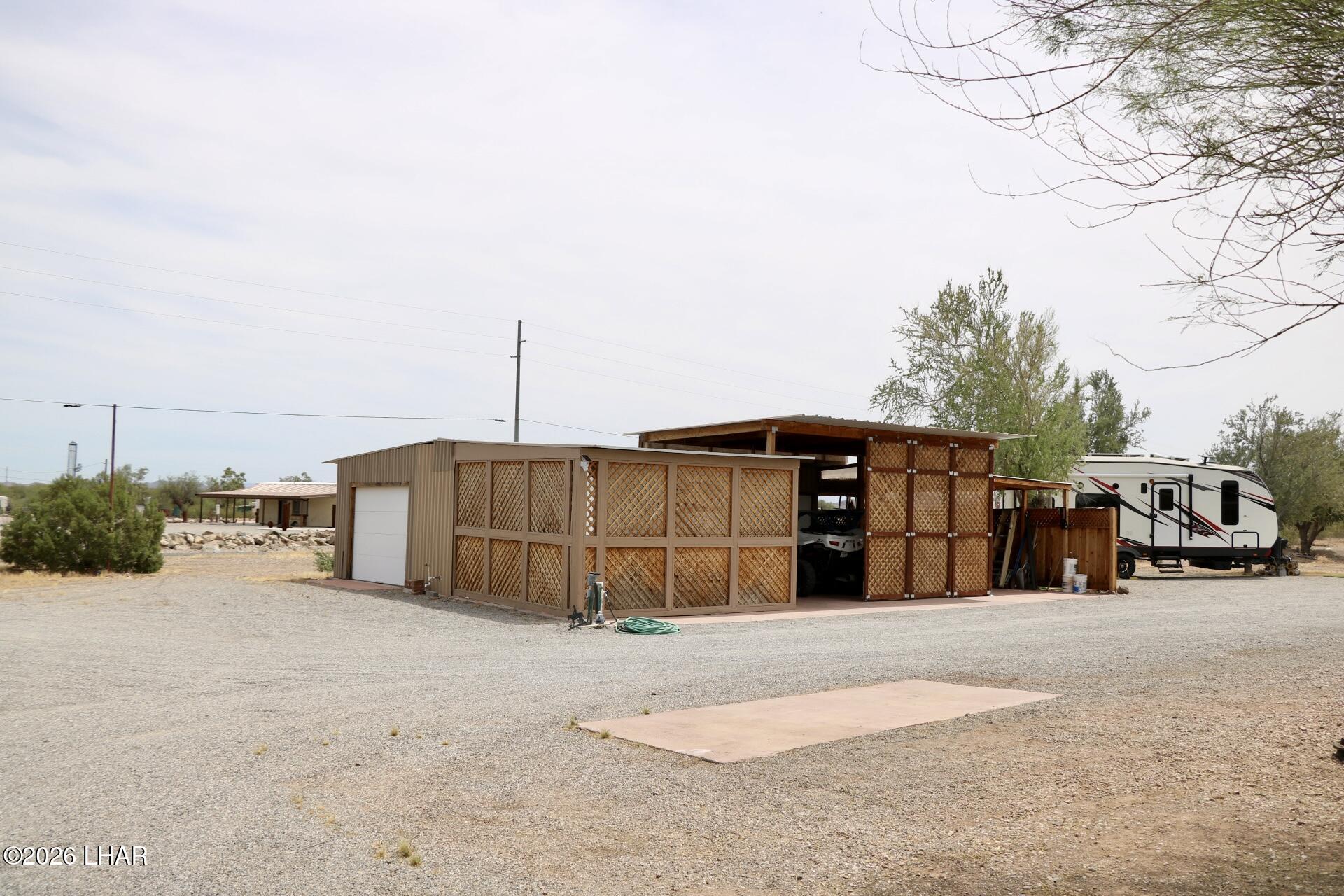 42832 La Posa Road Bouse, AZ 85325 - Photo 56 of 62 a view of a car park in front of house