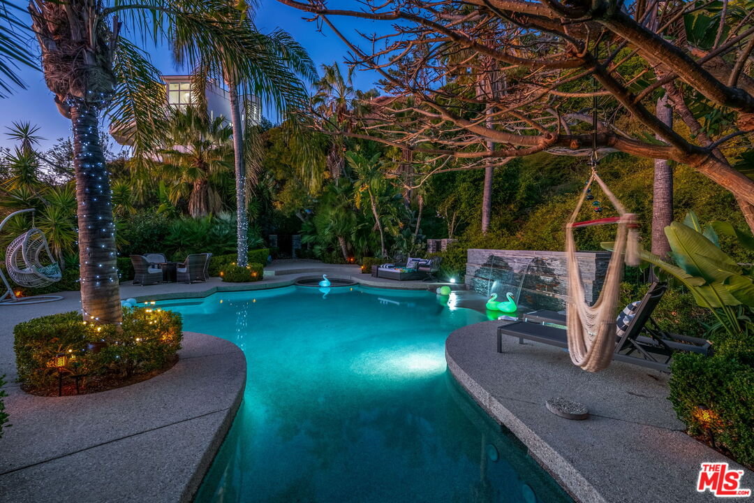 31518 Anacapa View Drive Malibu, CA 90265 - Photo 54 of 75 a view of a backyard with swimming pool