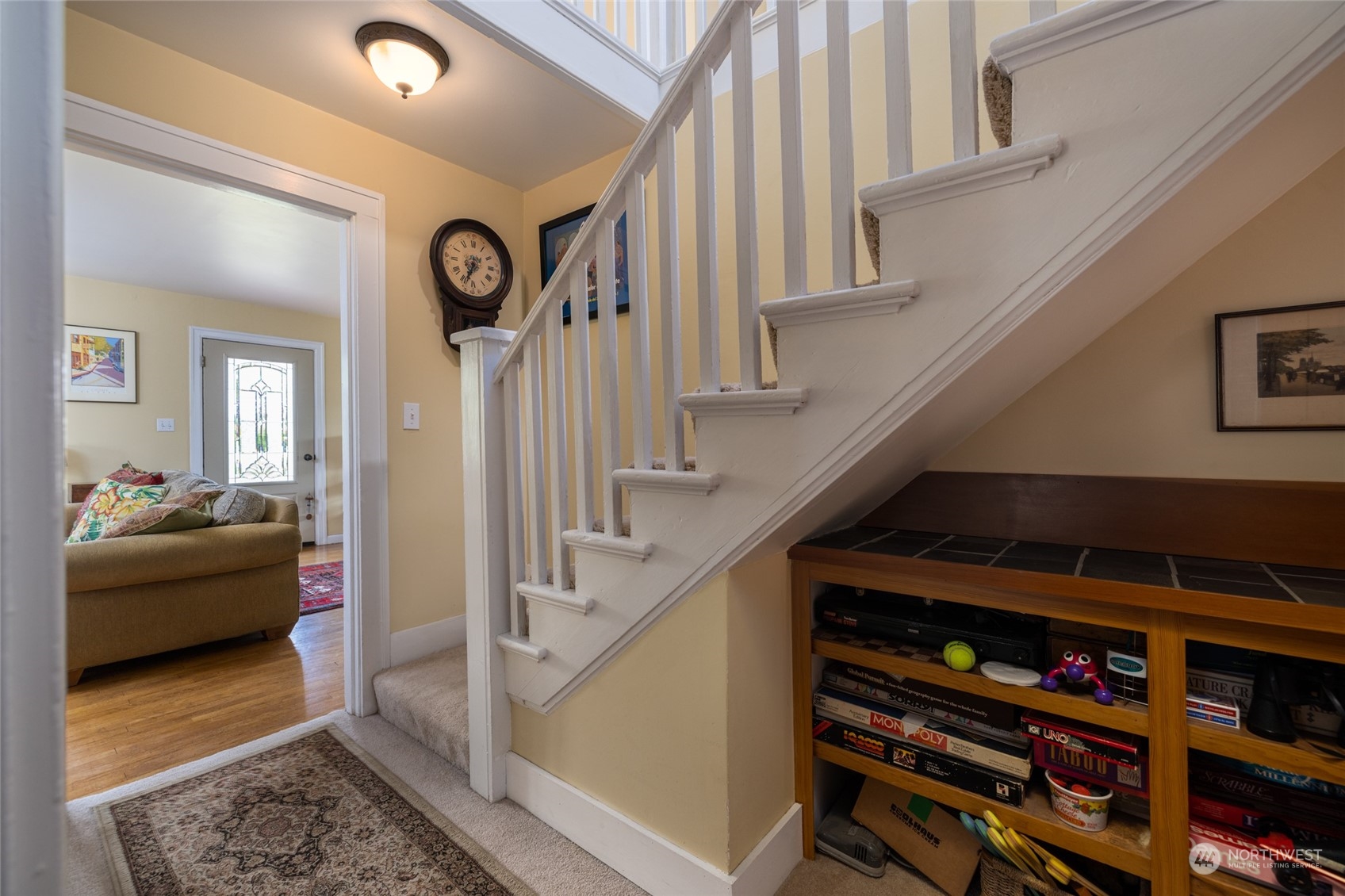 16244 Field Road Bow, WA 98232 - Photo 21 of 40 a view of a livingroom with furniture and staircase