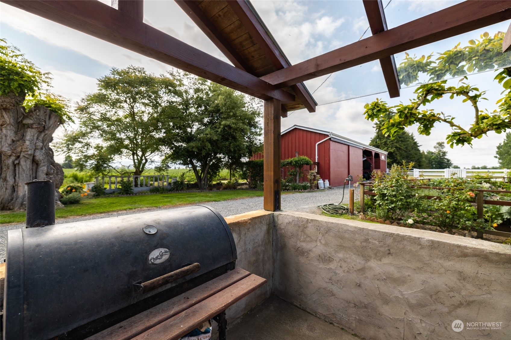 16244 Field Road Bow, WA 98232 - Photo 29 of 40 a front view of a house with garden