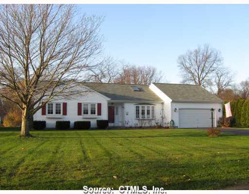 10 Hefflon Farm Road Old Lyme, CT 06371 - Photo 1 of 1 a front view of house with yard and green space