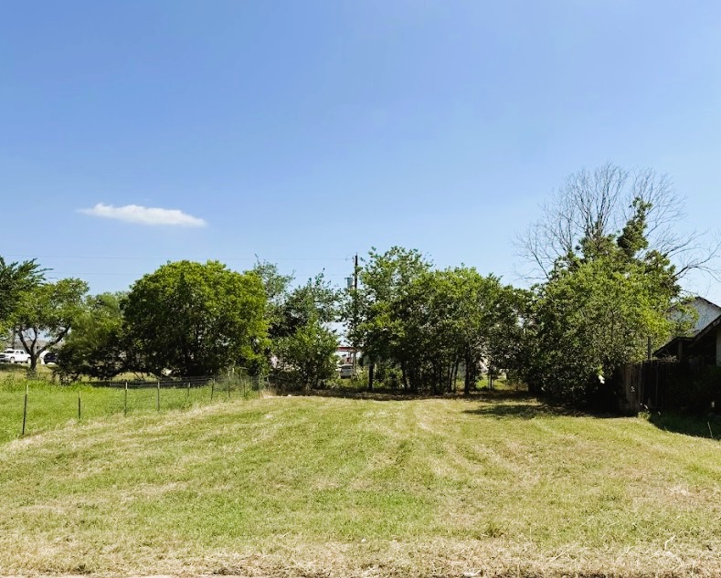 104 Burton Street Manor, TX 78653 - Photo 7 of 11 a view of yard with swimming pool and green space