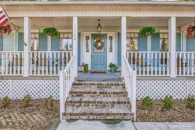 front view of a house with a window