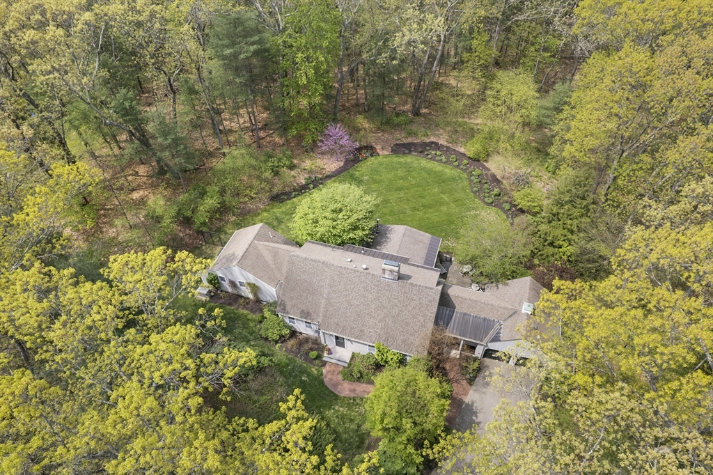 50 3 Ponds Road Wayland, MA 01778 - Photo 1 of 32 an aerial view of residential house with outdoor space