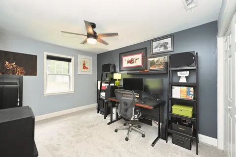 a workspace with a window