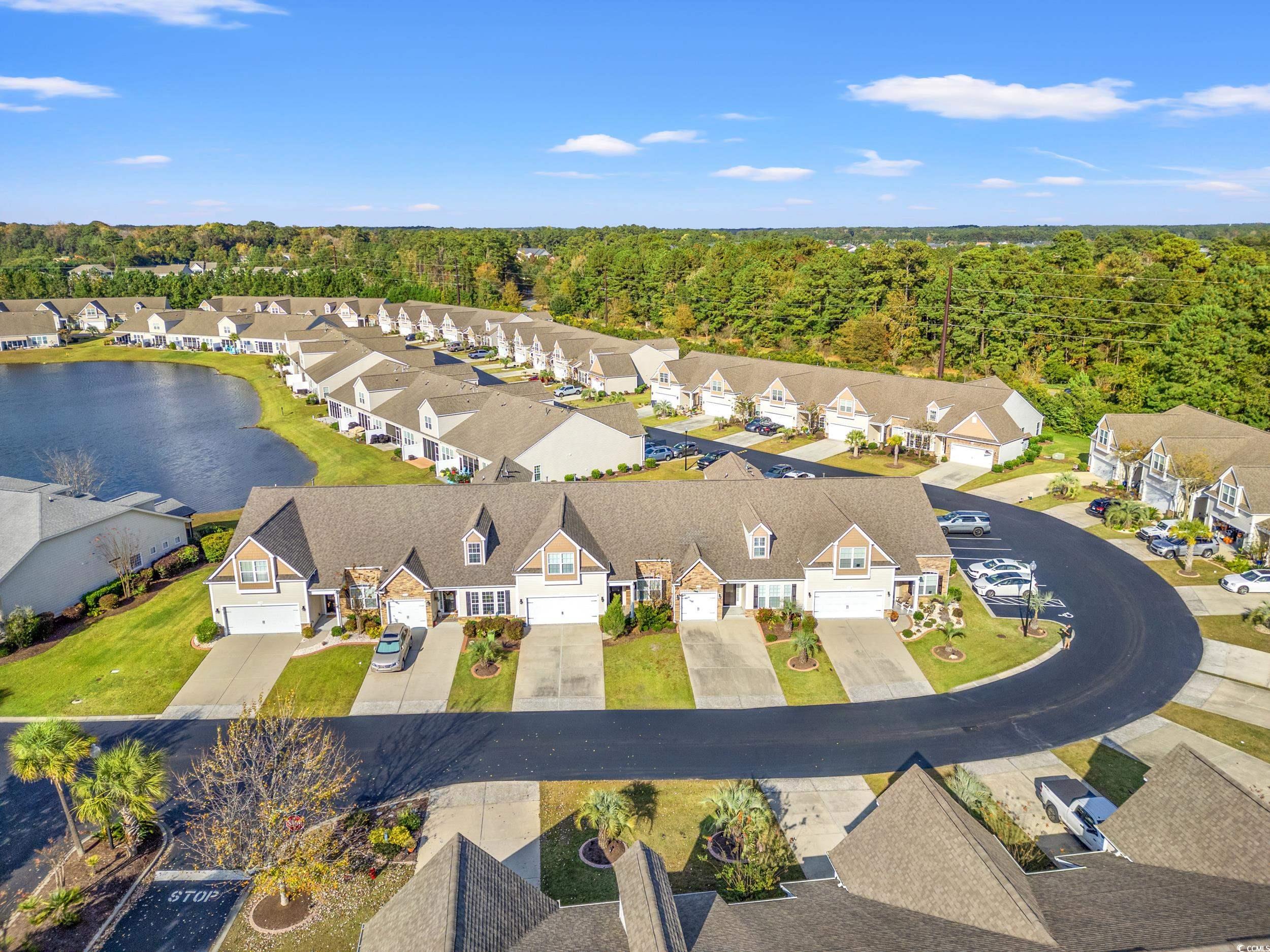 135 Parmelee Drive, Unit C Murrells Inlet, SC 29576 - Photo 34 of 37 Aerial perspective of suburban area