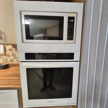 a utility room with a washer and dryer