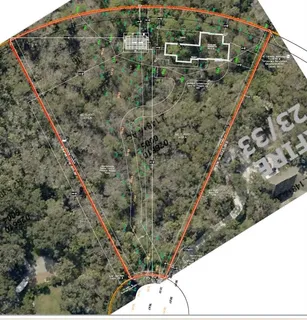 a view of a wooden bridge