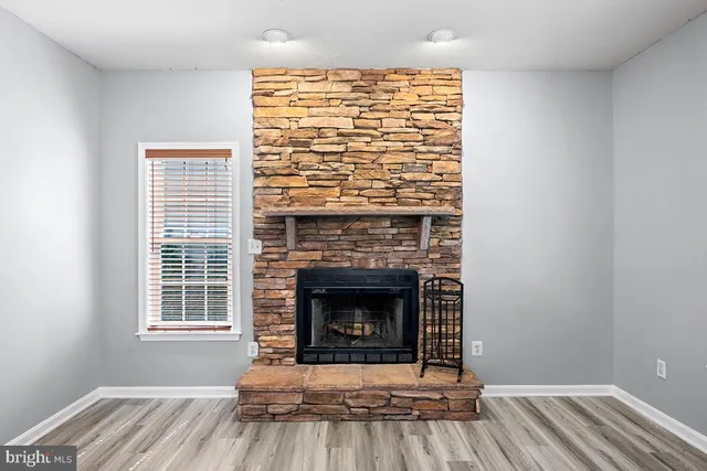 a view of wooden door