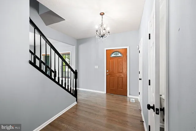 a view of a backyard with a slide