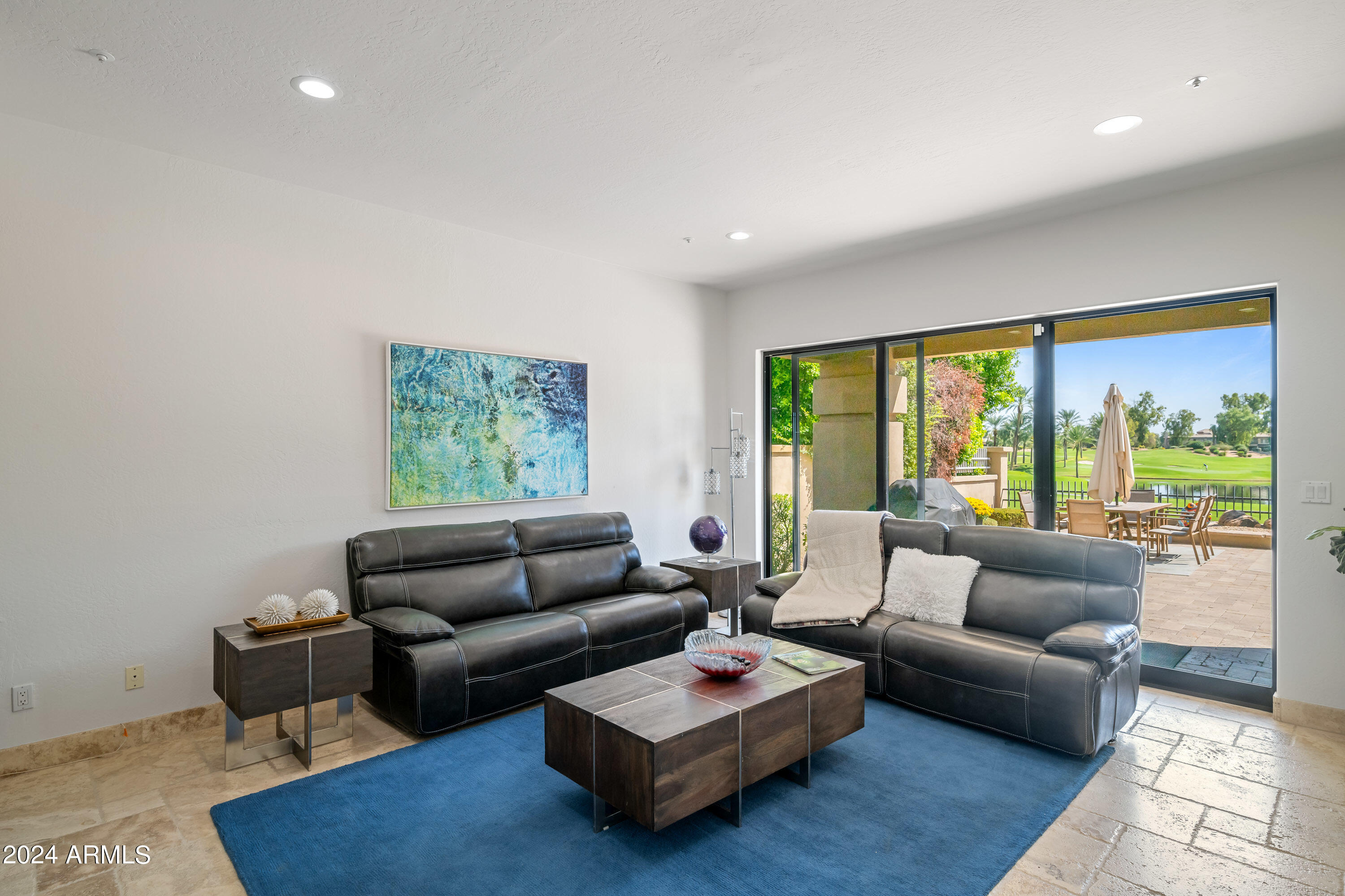 7323 East Gainey Ranch Road, Unit 4 Scottsdale, AZ 85258 - Photo 23 of 67 Bonus Room Opens to Backyard