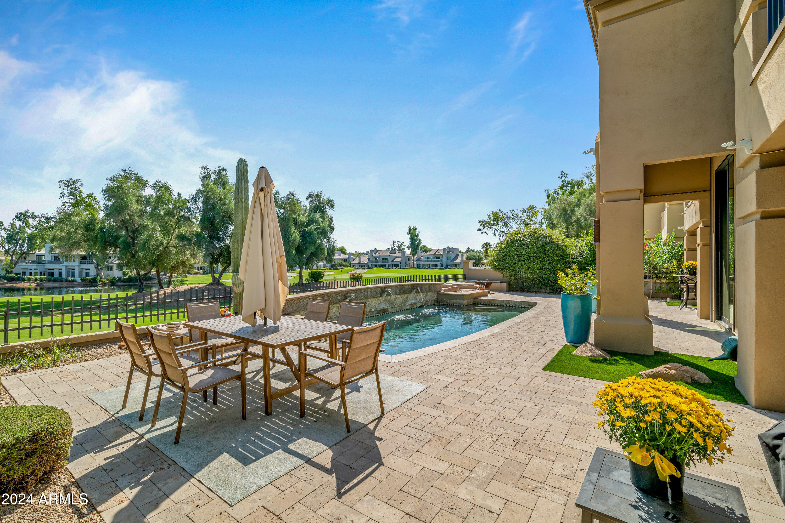 7323 East Gainey Ranch Road, Unit 4 Scottsdale, AZ 85258 - Photo 24 of 67 Outdoor Grill and Seating