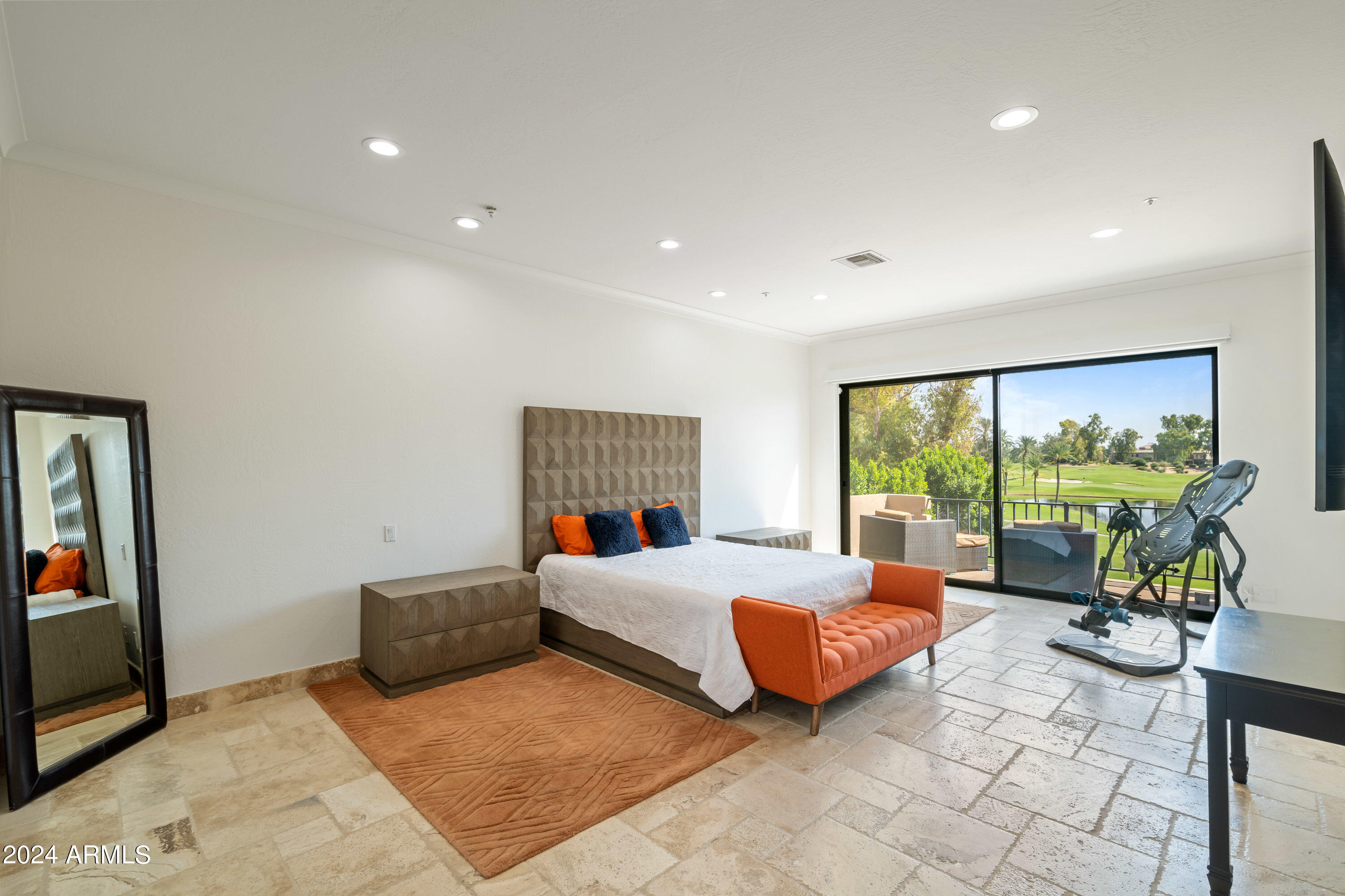 7323 East Gainey Ranch Road, Unit 4 Scottsdale, AZ 85258 - Photo 32 of 67 Master Bedroom Upstairs
