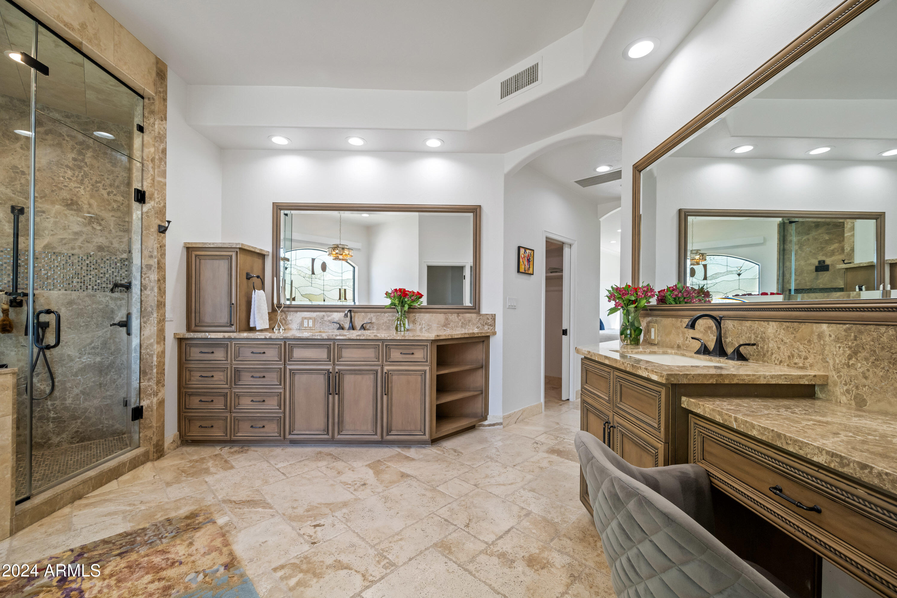 7323 East Gainey Ranch Road, Unit 4 Scottsdale, AZ 85258 - Photo 35 of 67 His & Hers Sinks w/ Vanity