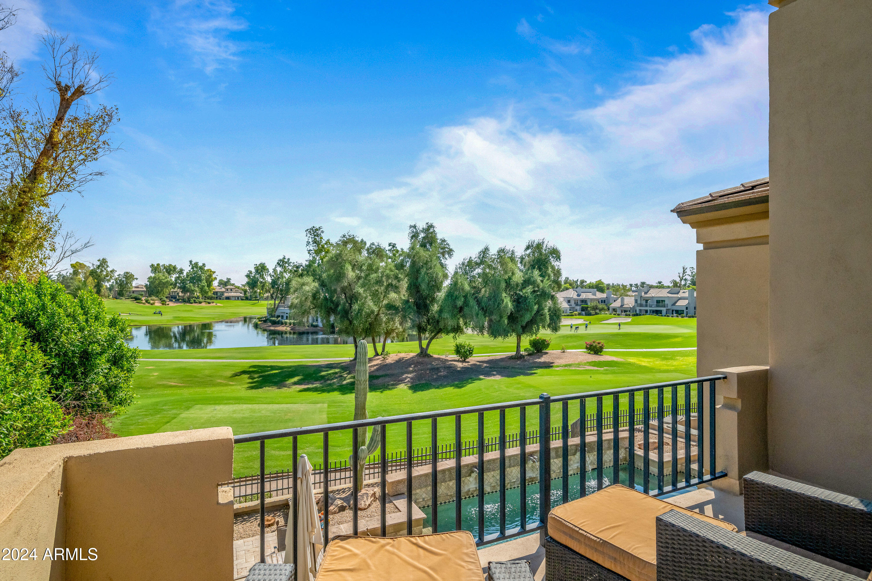 7323 East Gainey Ranch Road, Unit 4 Scottsdale, AZ 85258 - Photo 40 of 67 Private Patio off Master