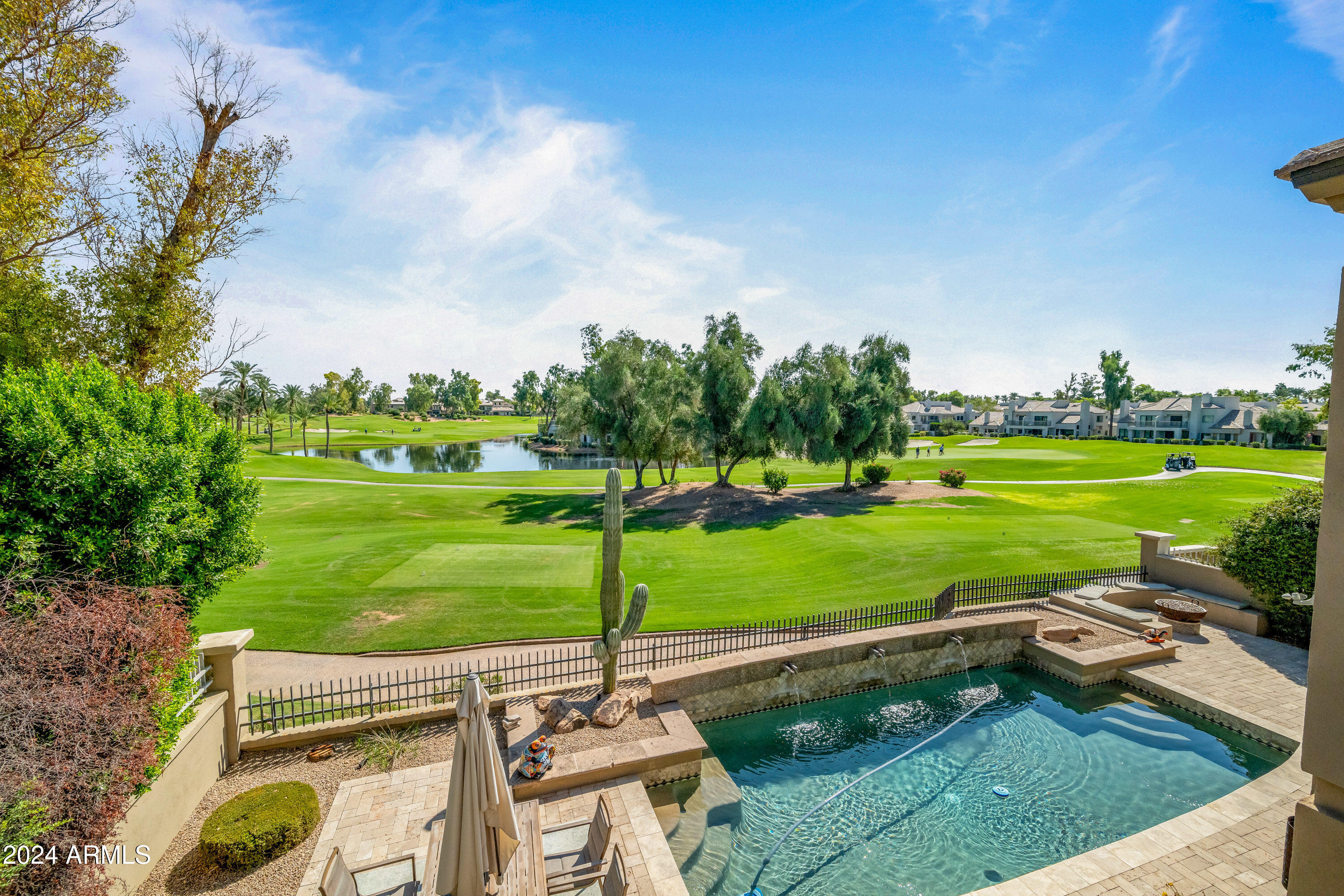7323 East Gainey Ranch Road, Unit 4 Scottsdale, AZ 85258 - Photo 43 of 67 Private Patio off Second Bedroom