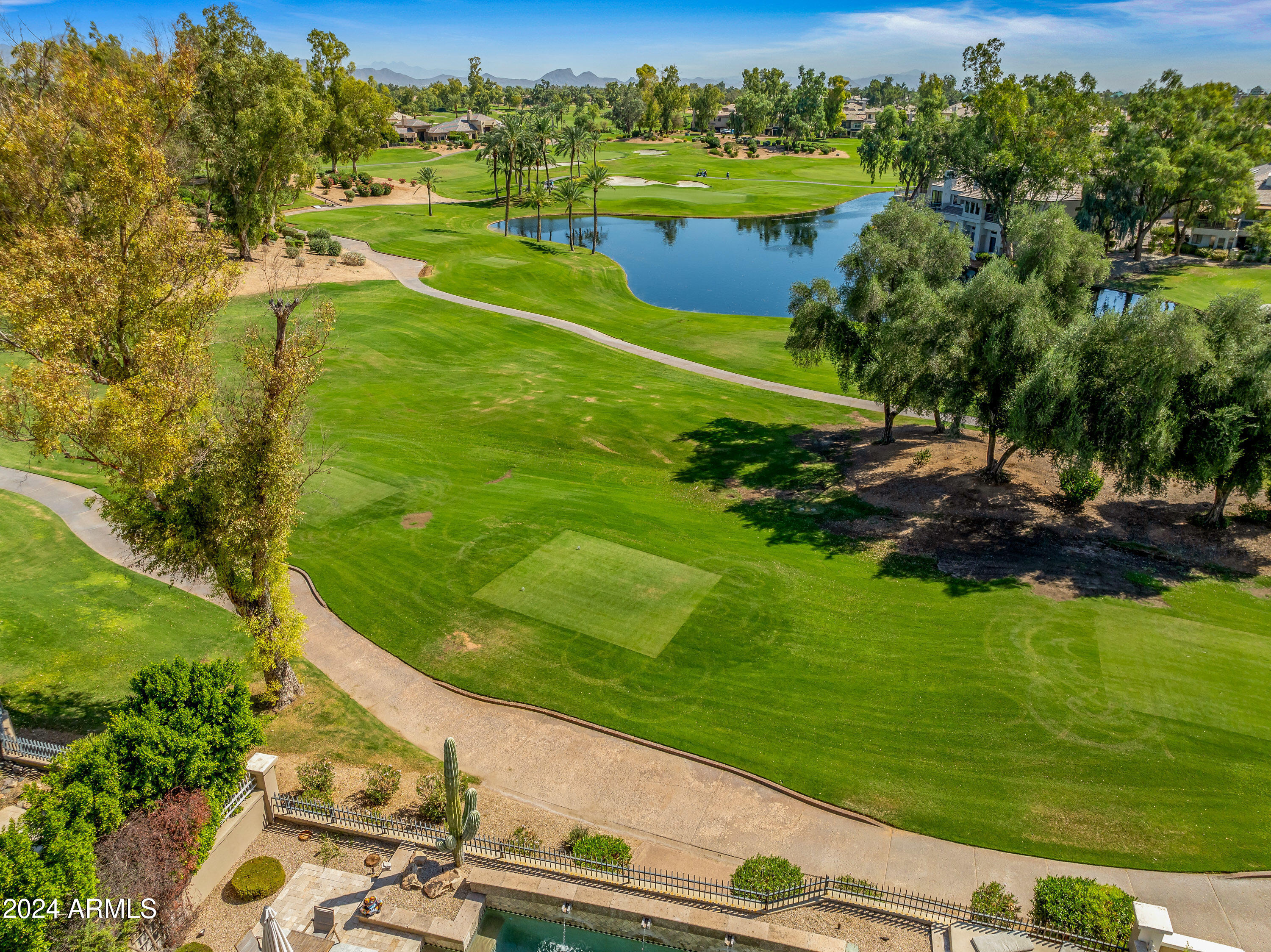7323 East Gainey Ranch Road, Unit 4 Scottsdale, AZ 85258 - Photo 52 of 67 Water, Mountain, Golf Views
