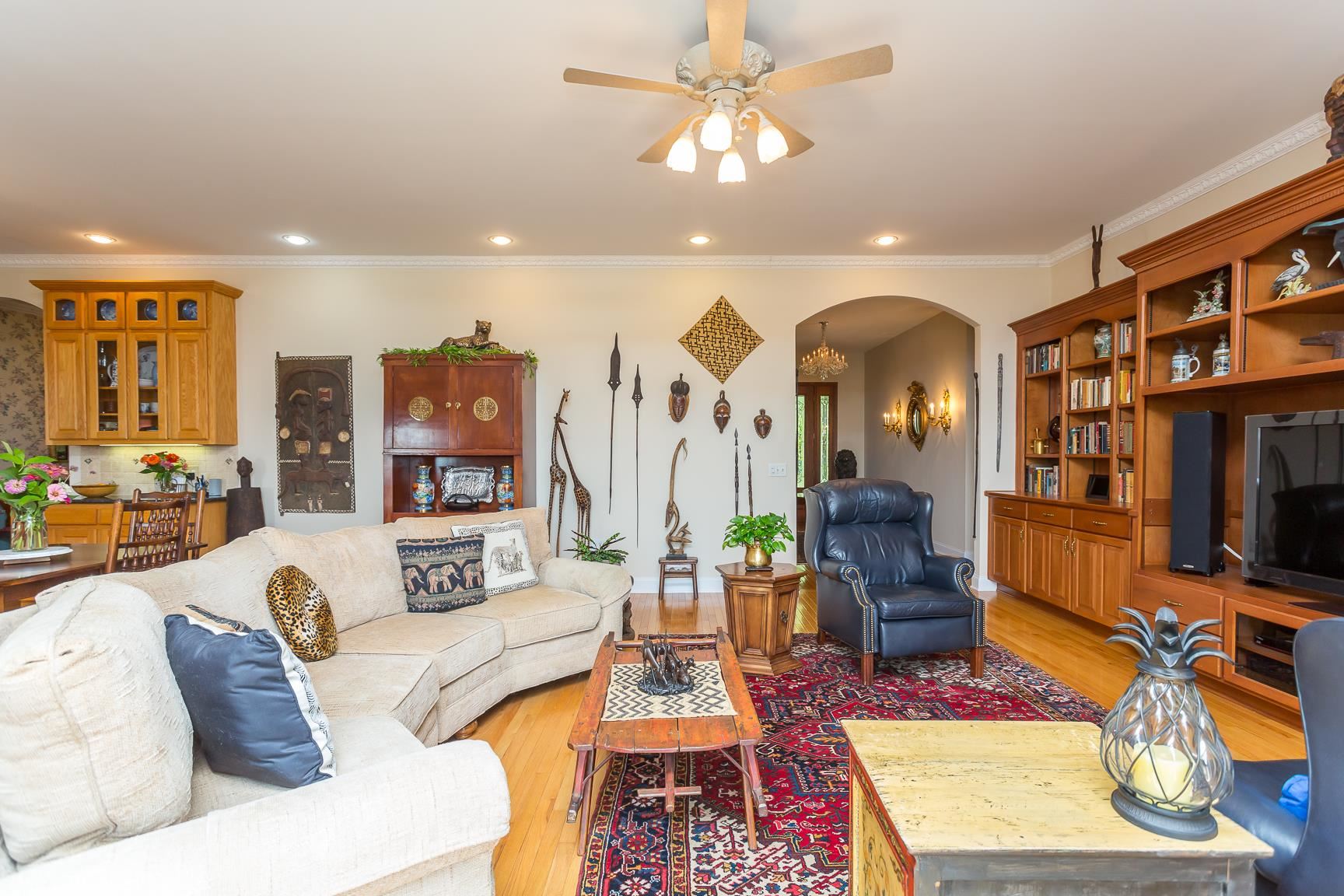 6403 Spring Hill Road Bridgewater, VA 22812 - Photo 12 of 52 a living room with furniture a rug and a flat screen tv