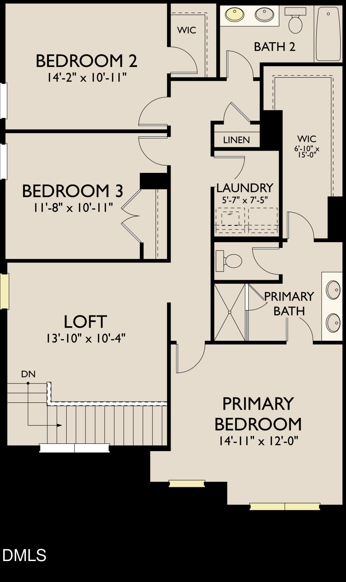 2896 Quarry Road, Unit 158 Rolesville, NC 27571 - Photo 11 of 23 PNT35 158_Murphy_Second Floor