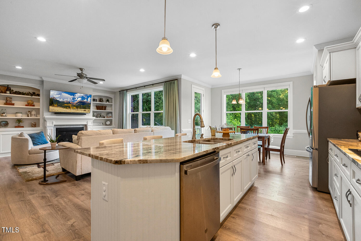 830 Wilbon Road Holly Springs, NC 27540 - Photo 19 of 60 a kitchen with counter top space and appliances
