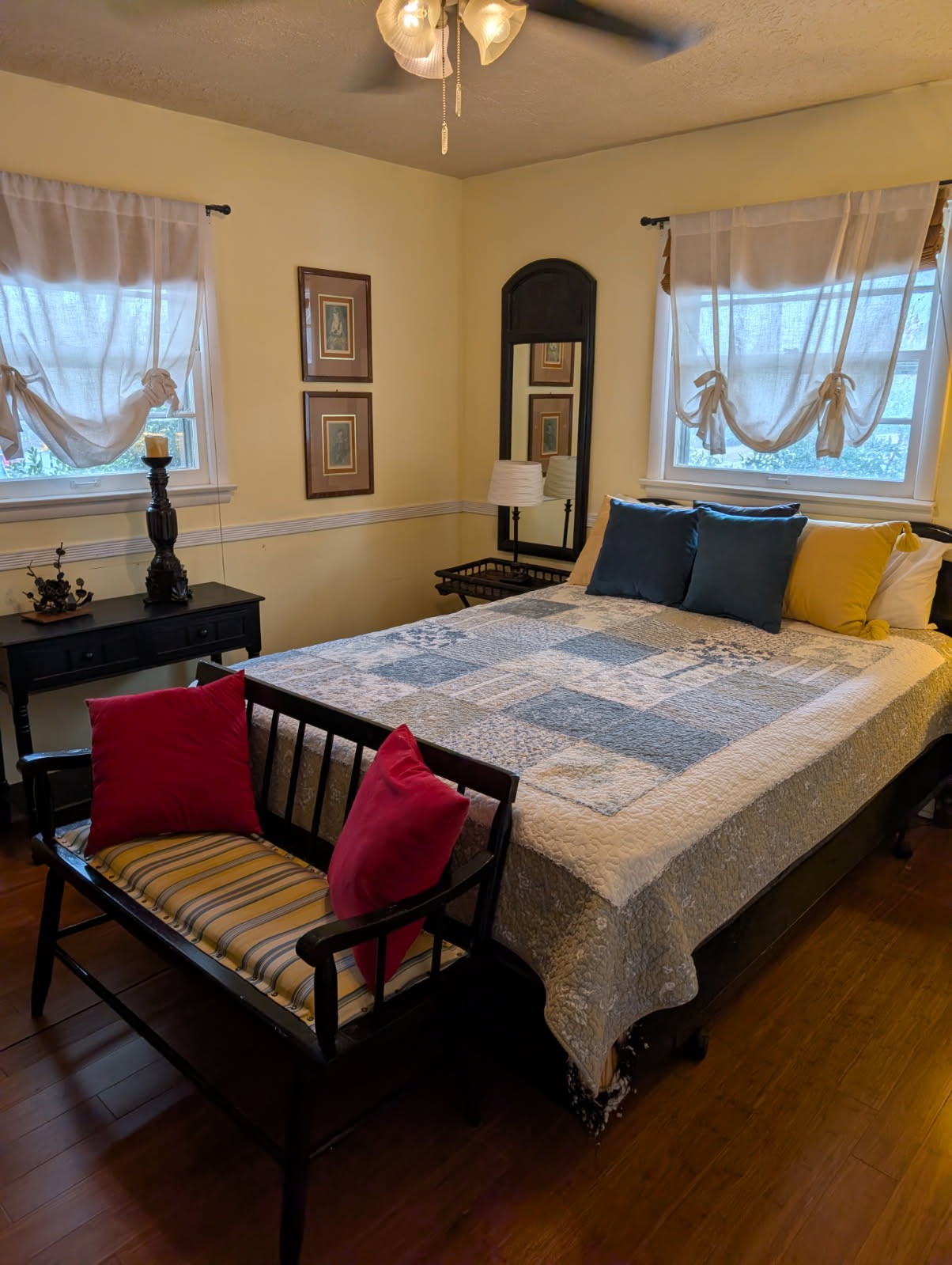 1360 Harris Hollow Road Charlotte, TN 37036 - Photo 6 of 18 a bedroom with a bed window and couch